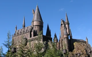 Hogwarts castle in the Wizarding World of Harry Potter at Islands of Adventure
